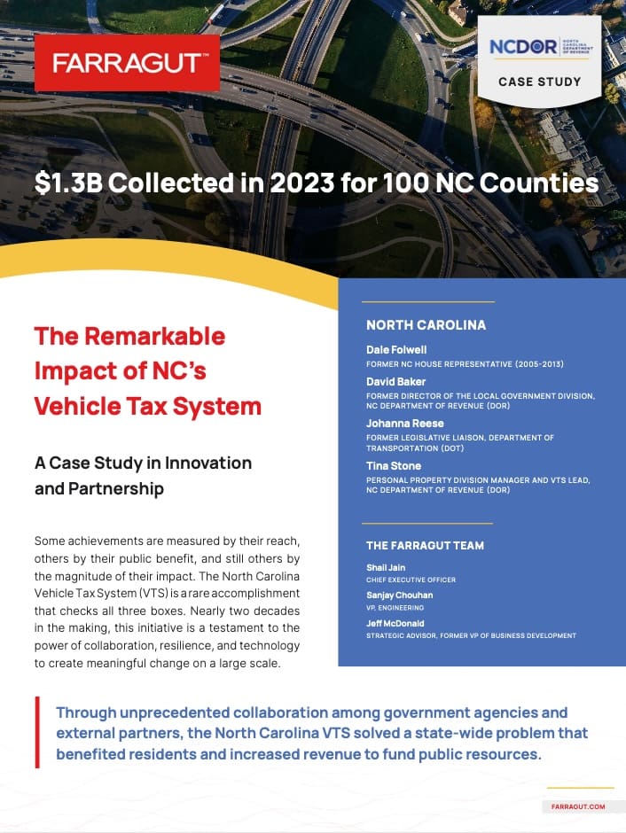 FARRAGUT North Carolina Vehicle Tax Case Study